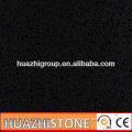 xiamen hot sale pure black quartz stone countertop